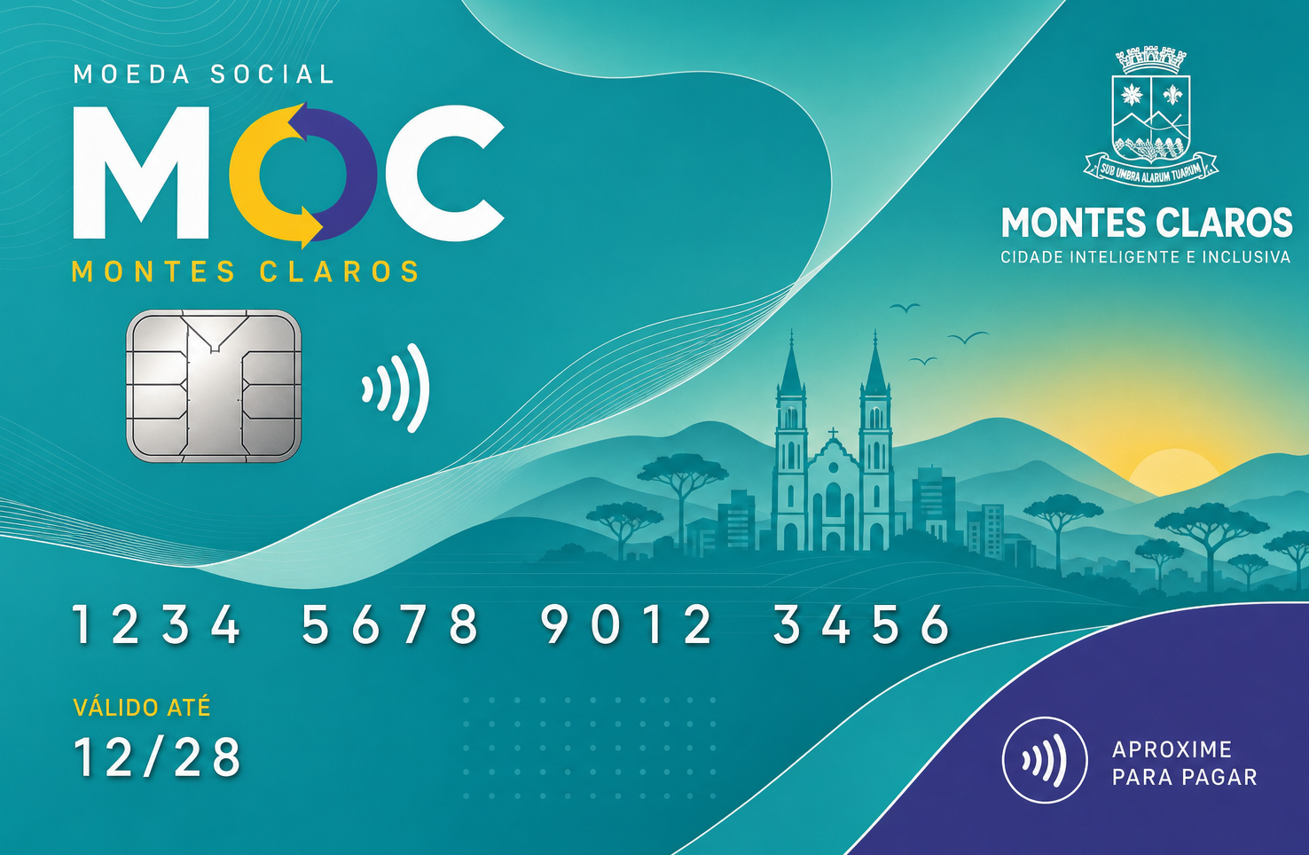 Frente do Cartão MOC Montes Claros